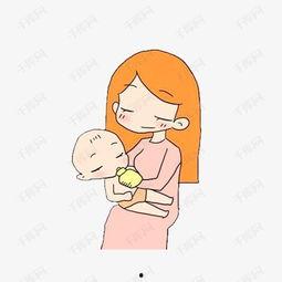 抱小孩的图片,母爱如阳光，怀抱中的天使